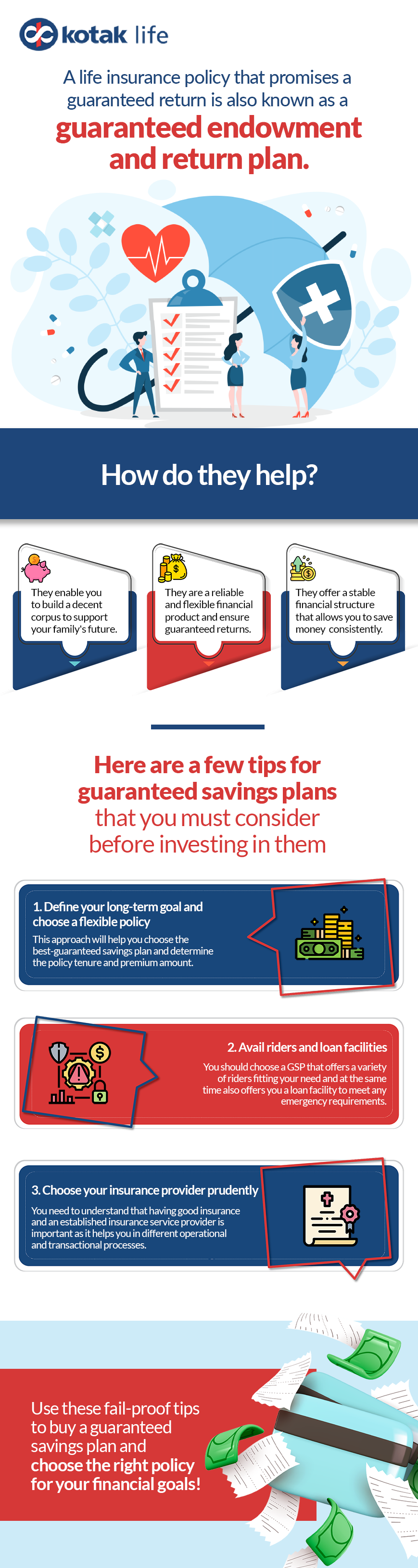 3 Tips To Buy Guaranteed Savings Plan