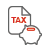 Icon for tax and savings