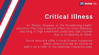 What is critical illness?