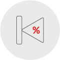 Competitive interest rate declared at the beginning of every quarter
