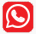  whatsapp icon -Red  
